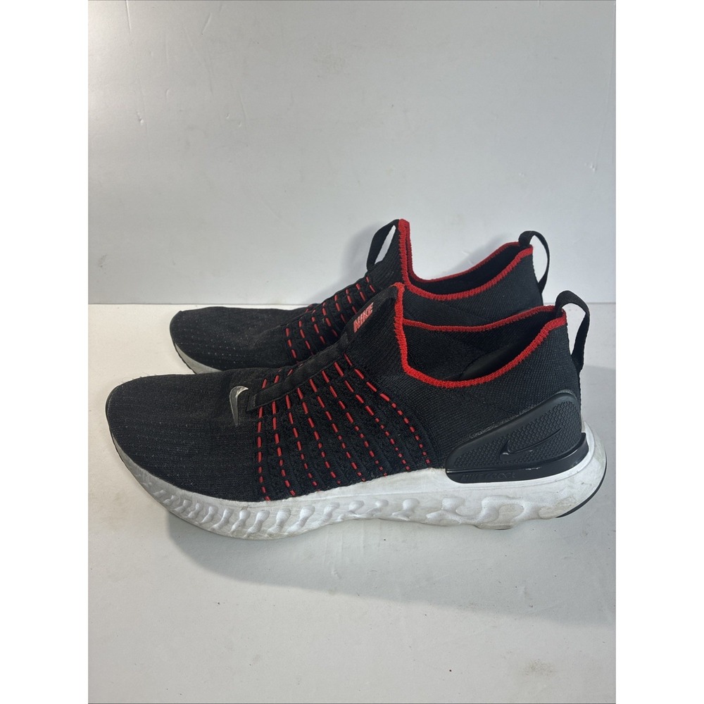 Nike Phantom React Flynit Men's 10.5 Black/white/red